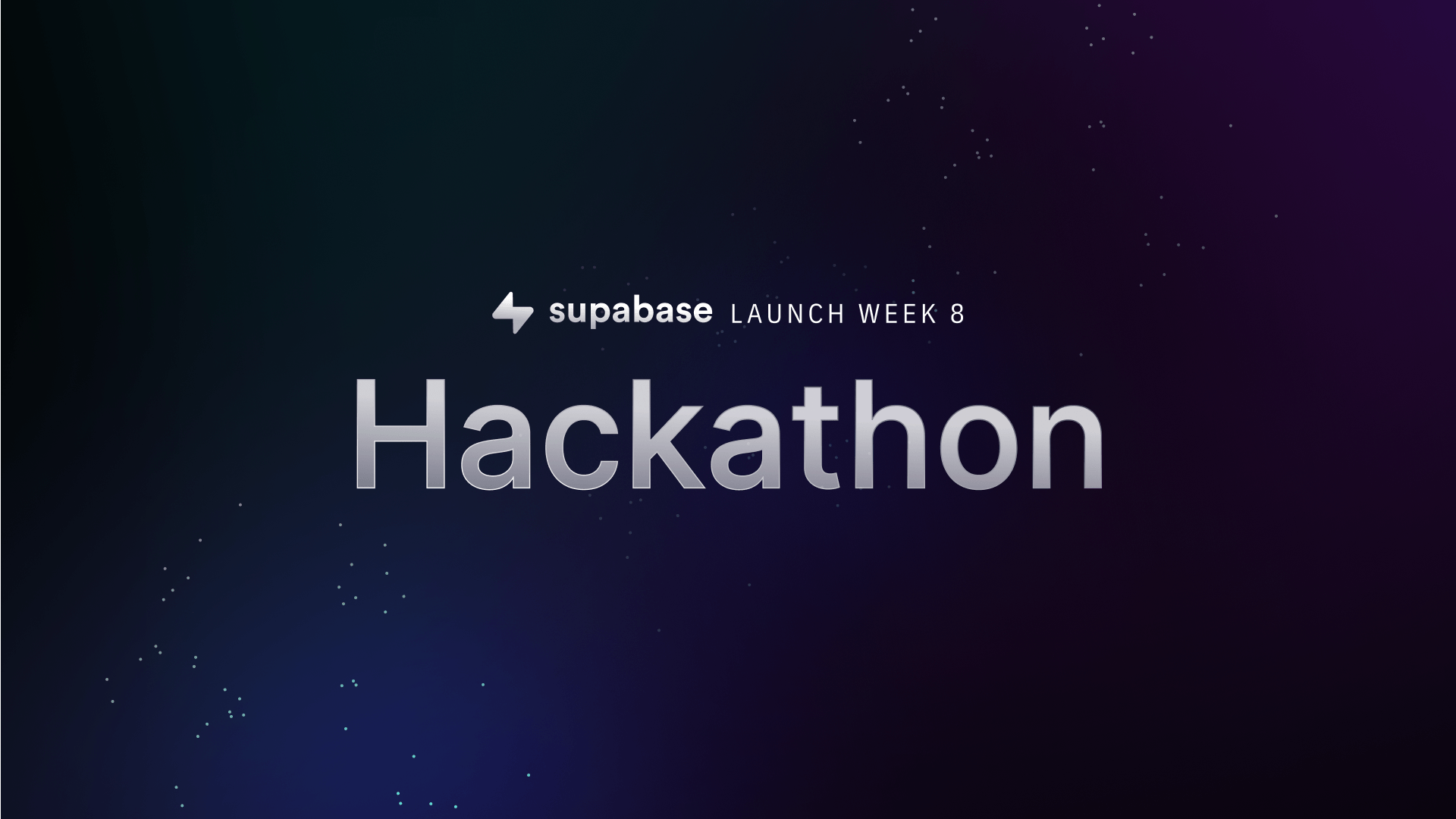 Supabase Launch Week 8 Hackathon thumbnail